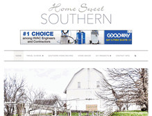 Tablet Screenshot of homesweetsouthern.com